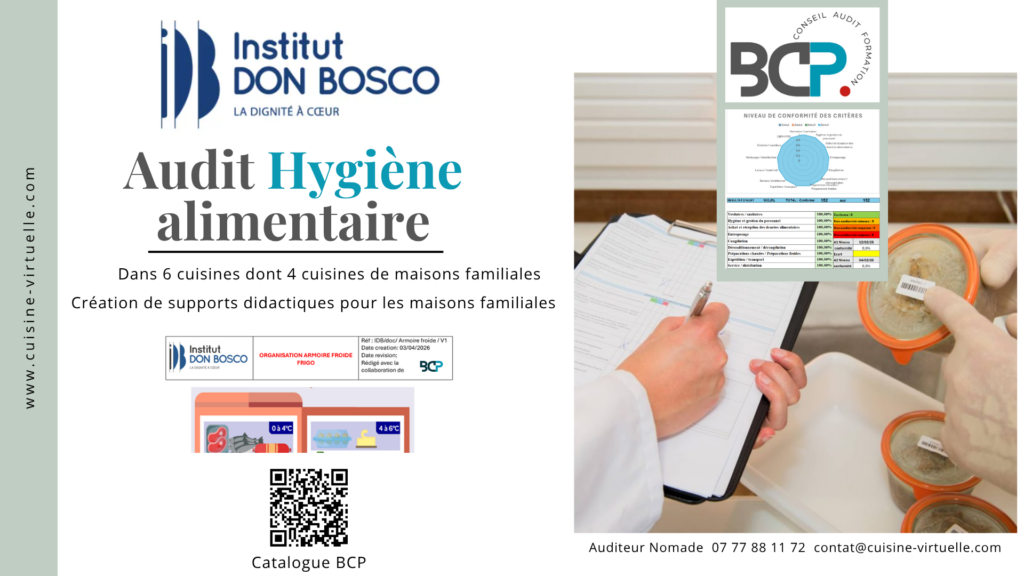 Audit de 6 structures pour l’Institue Don Bosco